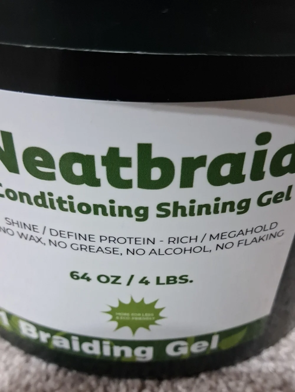 Pur Neatbraid Conditioning Shining Gel - Black